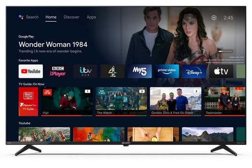[4T-C55FN2KL2AB] Sharp 4T-C55FN2KL2AB 55" 4K Ultra HD Smart TV