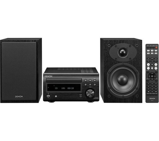 [DM41DAB] Denon DM41DAB Mini HiFi System with Speakers - Black
